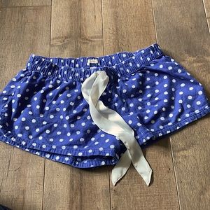 Aerie sleeping shorts - size small flannel